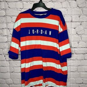 Nike Air Jordan Striped Shirt